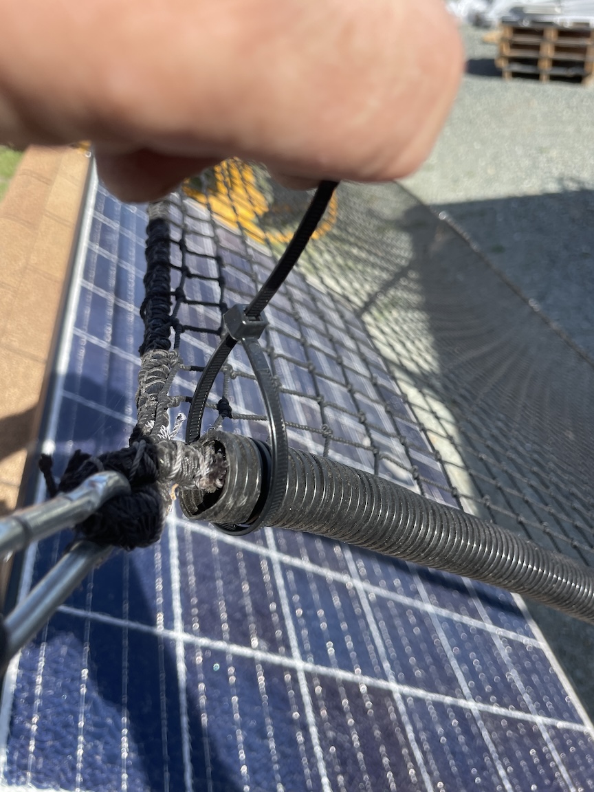 Add zip tie at ends+every few feet along side.JPG